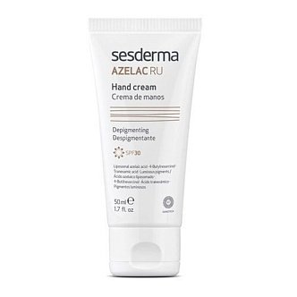 Sesderma AZELAC RU Hand cream SPF30 - Крем для рук депигментирующий, 50 мл купить по цене 5 524 ₽