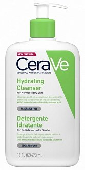 CeraVe - Очищающий крем-гель для нормальной и сухой кожи лица и тела детей и взрослых 473 мл купить по цене 1 853 ₽