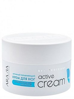 Aravia Active Cream Активный увлажняющий крем с гиалуроновой кислотой для ног 150 мл купить по цене 668 р.