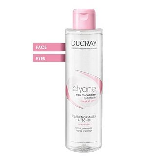 Ducray Ictyane - Увлажняющая мицеллярная вода для лица и глаз 200 мл купить по цене 1 110 ₽