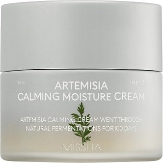 MISSHA Artemisia Calming Moisture Cream Успокаивающий крем для чувствительной кожи с экстрактом полыни 50 мл купить по цене 7 980 ₽