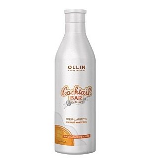 Ollin Professional Agg Cocktail - Крем-шампунь Яичный коктейль восстановление волос 500 мл купить по цене 390 р.