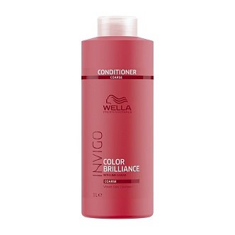 Wella Invigo Color Brilliance - Бальзам-уход для защиты цвета окрашенных жестких волос 1000 мл купить по цене 3 601 р.