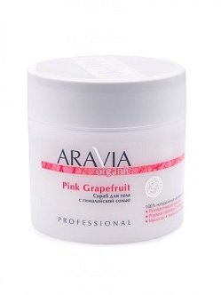 Aravia Professional Organic Pink Grapefruit - Скраб для тела с гималайской солью 300 мл купить по цене 886 р.