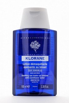 Klorane Eye Care Range - Лосьон для снятия макияжа с глаз с экстрактом василька 100 мл купить по цене 794 ₽